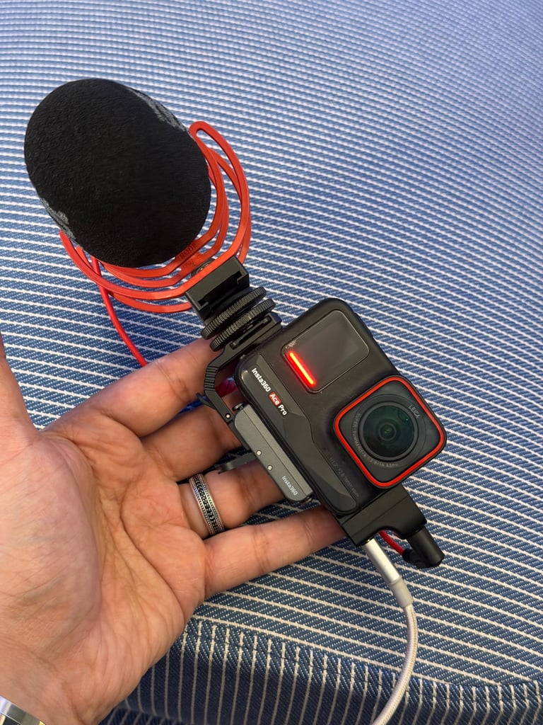 🎥 Creator Content Bundle – Insta360 Ace Pro + Mics + Accessories 🎤