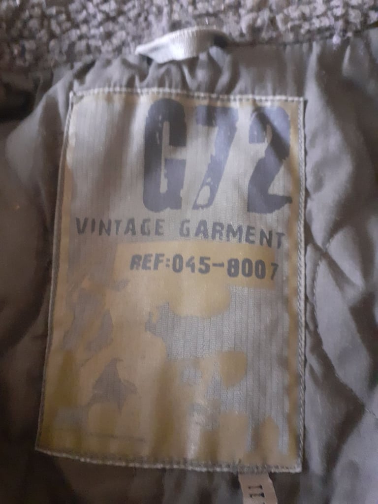 KHAKI COLOURED HEAVY JACKET 