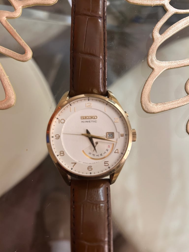Seiko leather Band watch 