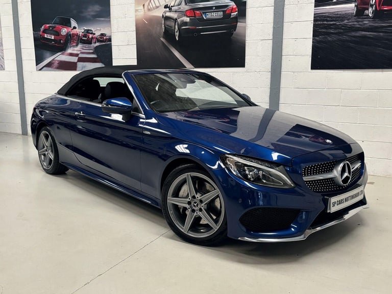 2017 Mercedes-Benz C Class 2.1 C250d AMG Line (Premium Plus) Cabriolet G-Tronic+ Euro 6 (s/s) 2dr...