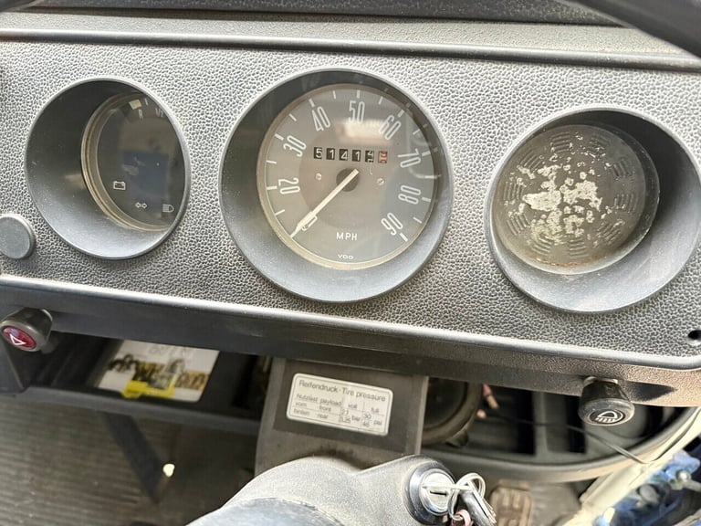 1975 Volkswagen MOTOR CARAVAN 1.6 Campervan Motor Caravan PETROL Manual