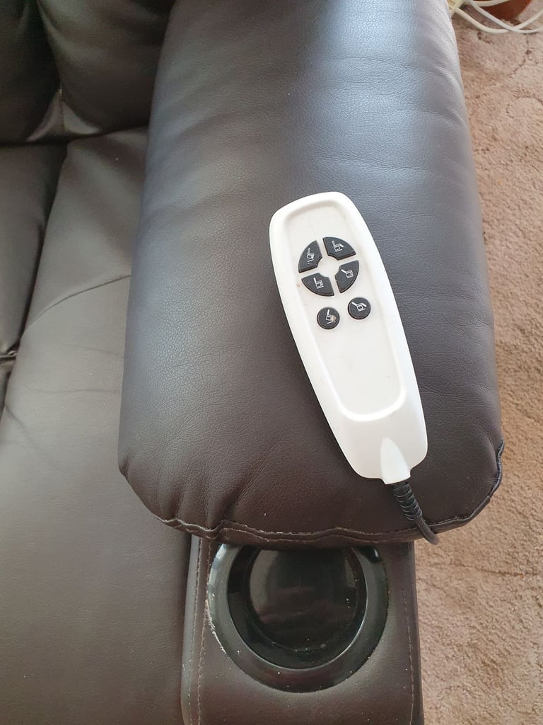 Black reclining chair
