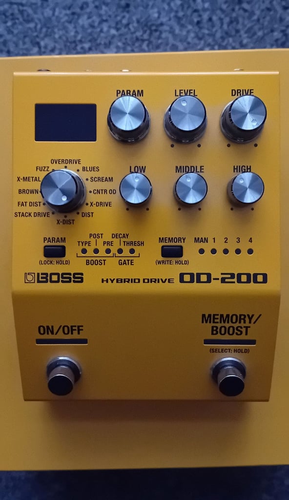 image for Boss OD-200 Hybrid Overdrive Guitar Pedal