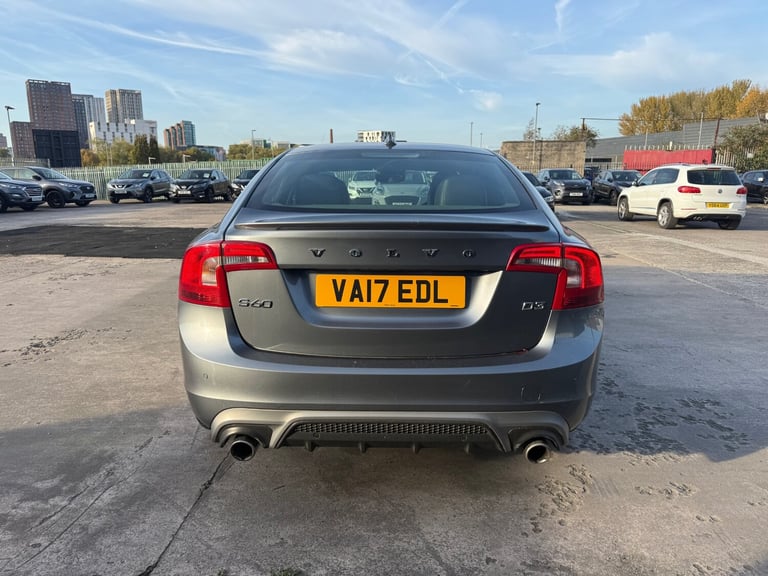 2017 Volvo S60 D3 [150] R DESIGN Lux Nav 4dr Geartronic [Leather] SALOON Diesel Automatic