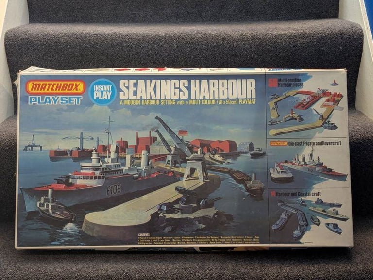 image for Vintage Matchbox Playset, Seakings Harbour