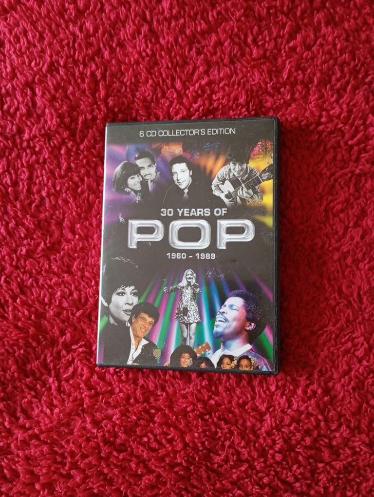 image for 30 Years of Pop, 6 Cd Collectors Edition 1960- 1989 in a box Set.  £2.50 ono