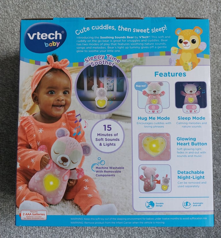 Vtech Soothing Sounds Bear Musical Baby Toy