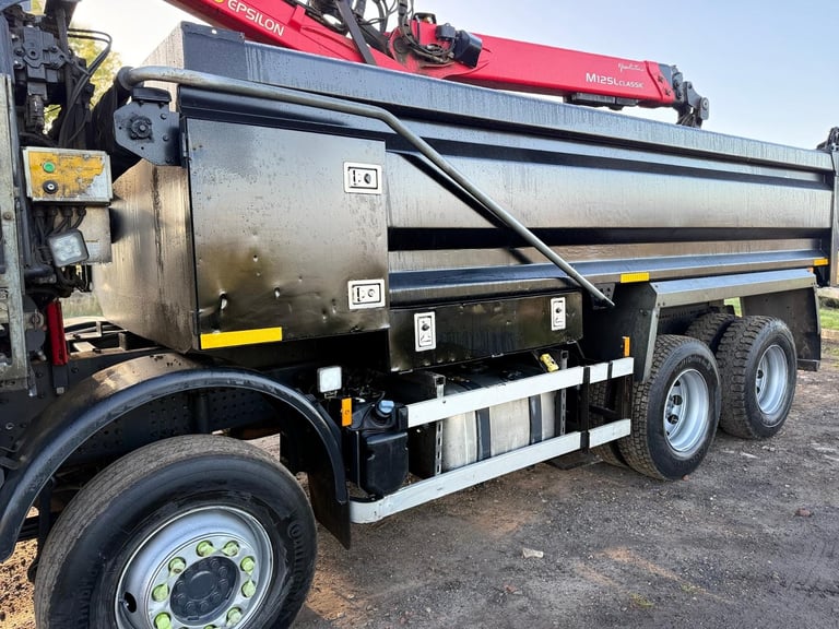 Mercedes-Benz Arocs Tipper Grab Lorry 2019 ( 69 ) Palfinger Epsilon Crane