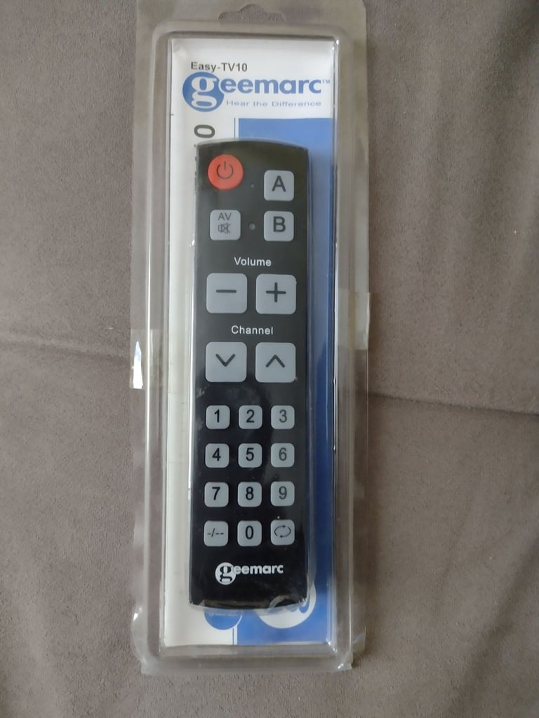 Geemarc big button remote control 