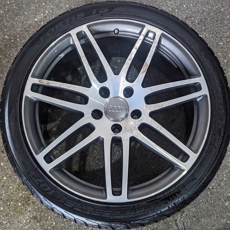 21" Genuine AUDI Q7 7 DOUBLE SPOKE Alloy Wheels & Tyres 5X130