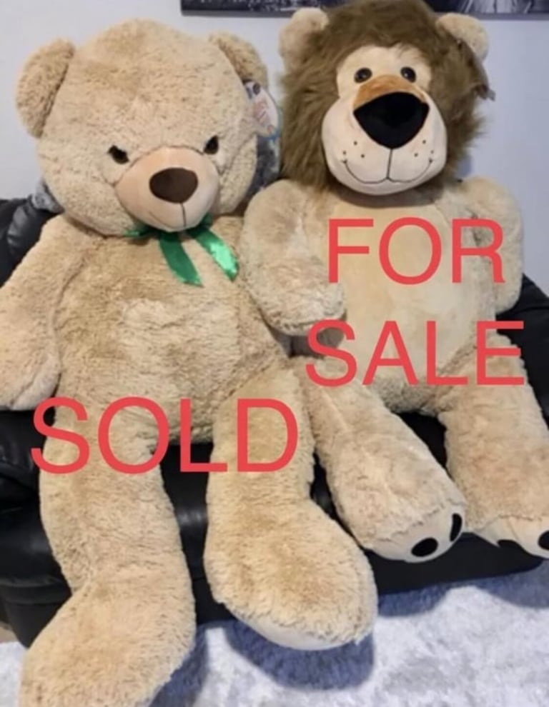 GIANT TEDDY BEAR 🦁 🎄Christmas Present Birthday Soft Lion 