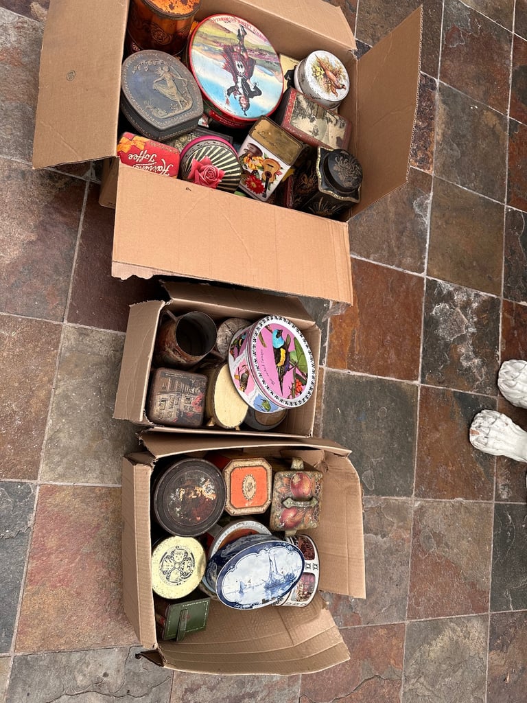 Bulk Lot: 45 Vintage Tins 