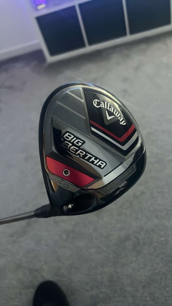 Callaway Big Bertha 2023 Driver – 9° Stiff Shaft – Great Condition + Original Headcover