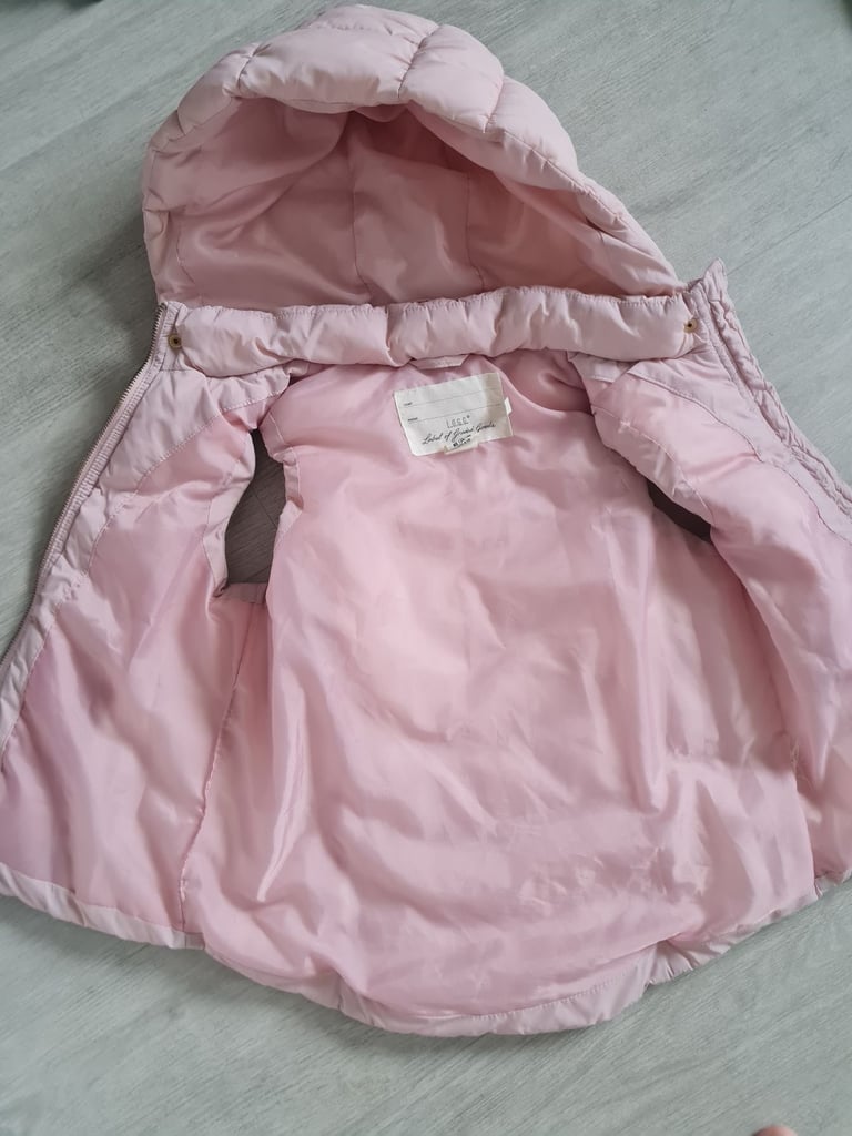 H&M padded gilet hood warmer 8 /10 years