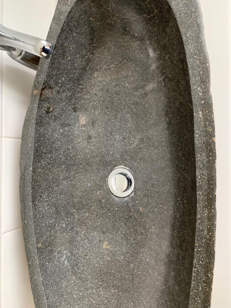 Granite large sink with waste  