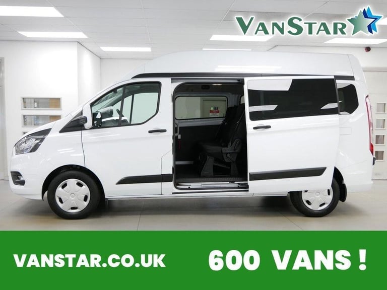 73  TRANSIT CUSTOM 320 2.0 EBL 130 BHP L2 HIGH ROOF TREND AUTOMATIC 9 SEATER