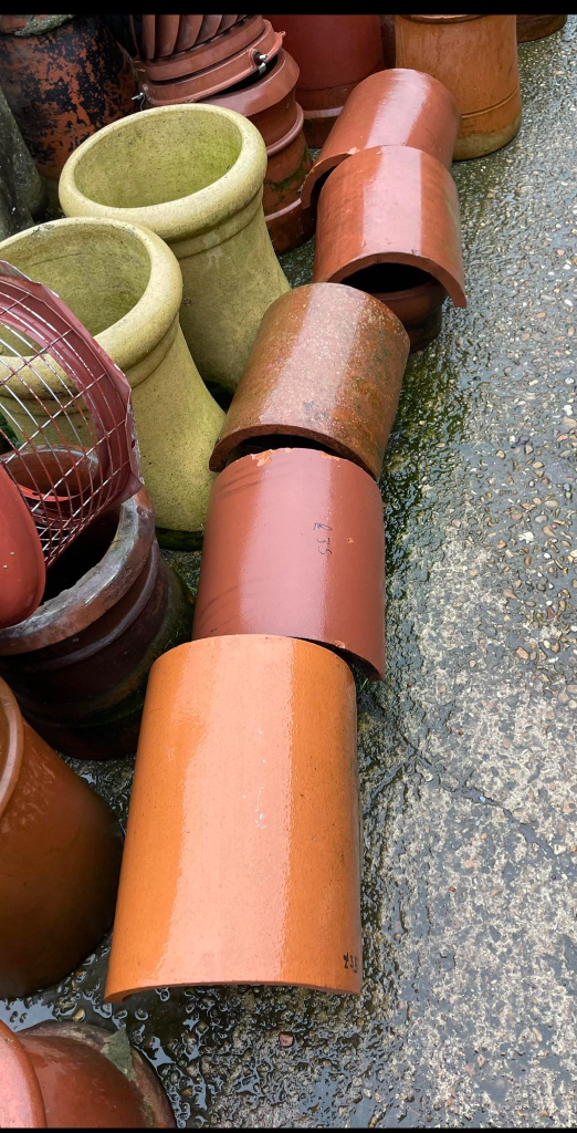 Reclaimed Bonnet Hood Chimney Pots x5 Available