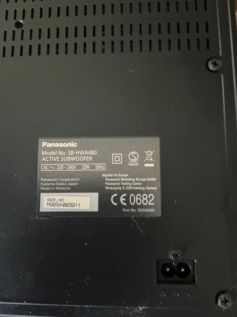 Panasonic soundbar
