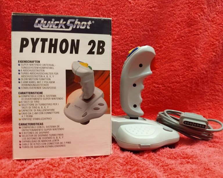 Nintendo SNES Joystick – Quickshot Python 2B (QS-197) - BOXED