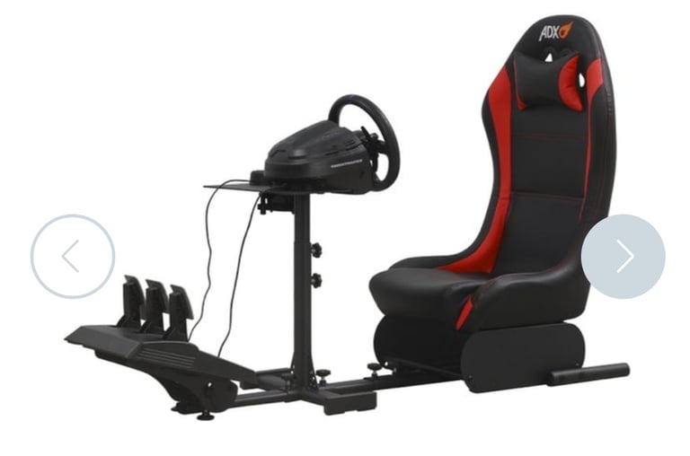 ADX Firebase 23 Racing Simulation Seat - Black & Red
