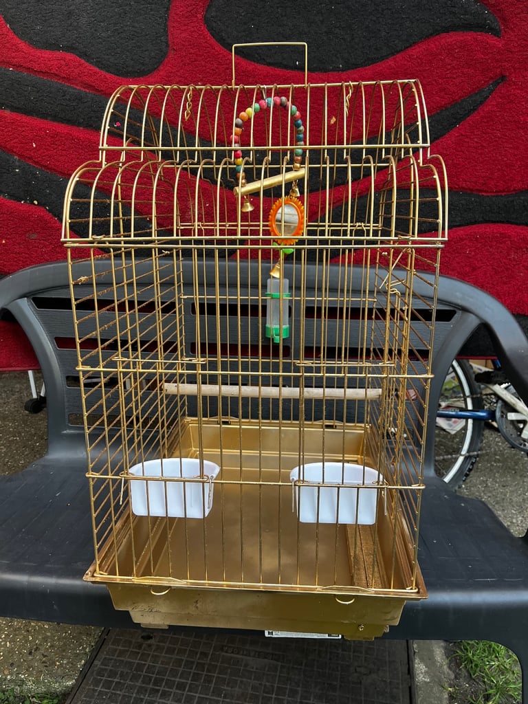 Gold Bird Cage