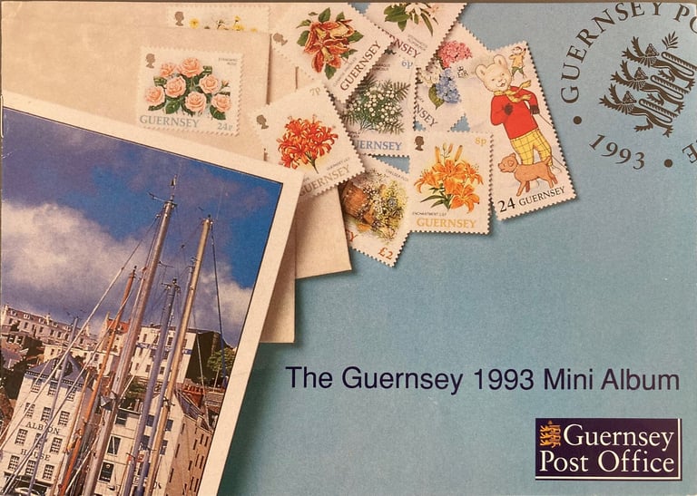image for Stamp Album Blank Vintage Guernsey 1993 – post or collect