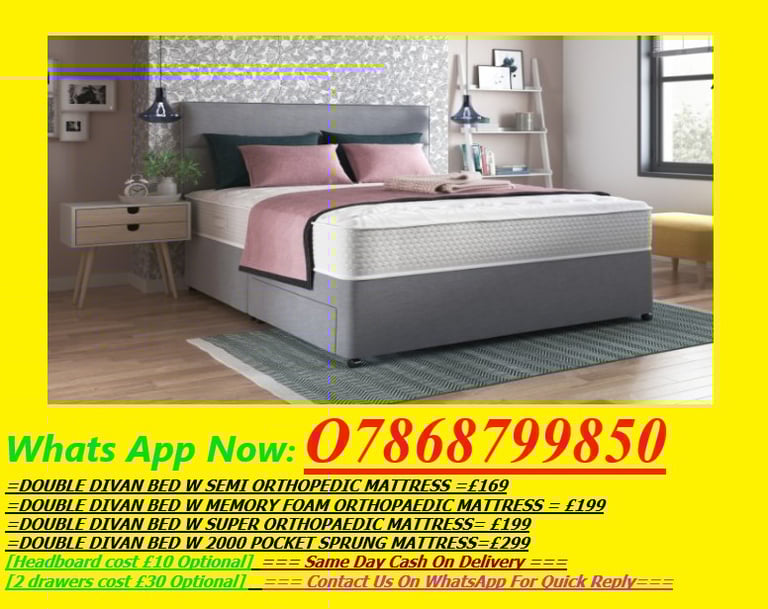 Double/Small Double Divan Bed Bases in Wembley, London Gumtree