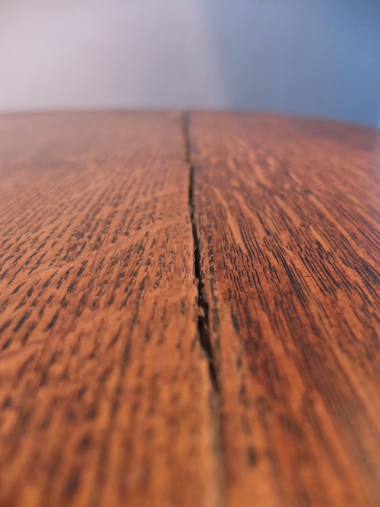 Vintage (Edwardian or Victorian) small folding round side table