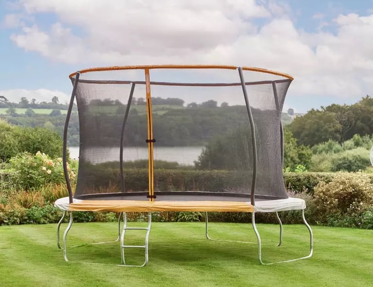 image for Trampoline and enclosure