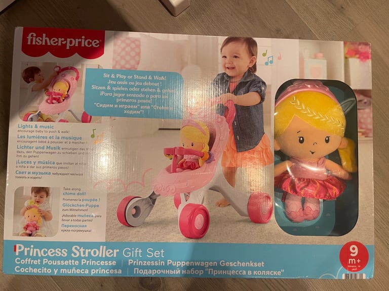 image for Fisher price pram and dolly 