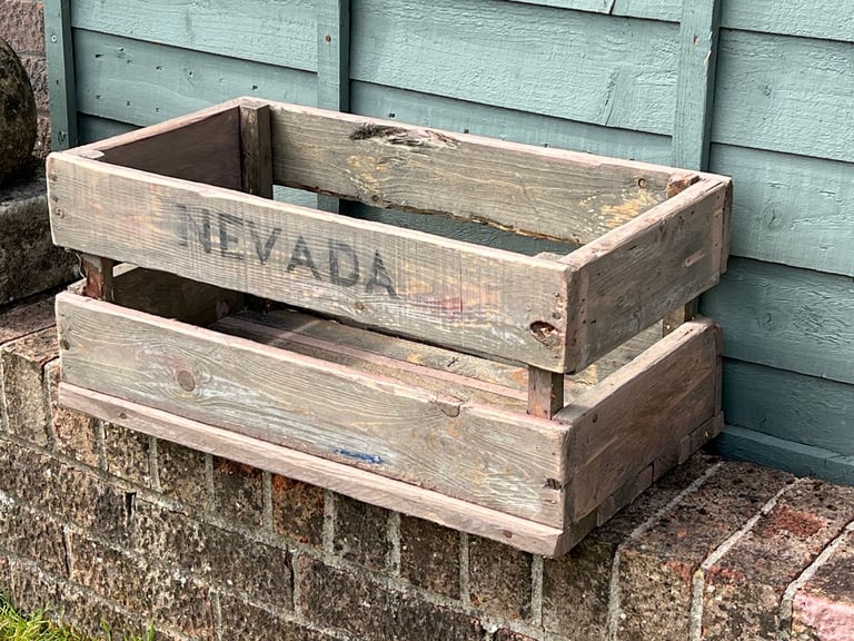 image for Vintage market produce crate , for garden or conservatory