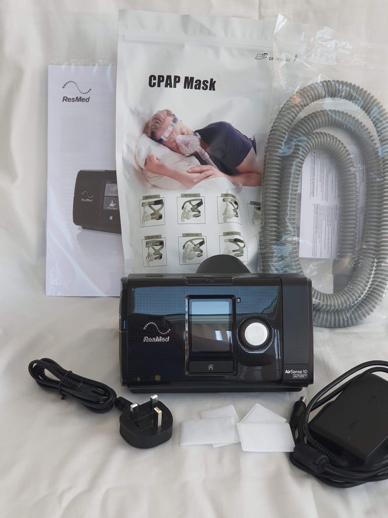 CPAP Machine Resmed 10, Warranty, optional Mask & Tube & Humidifier, Quick Delivery or Collection