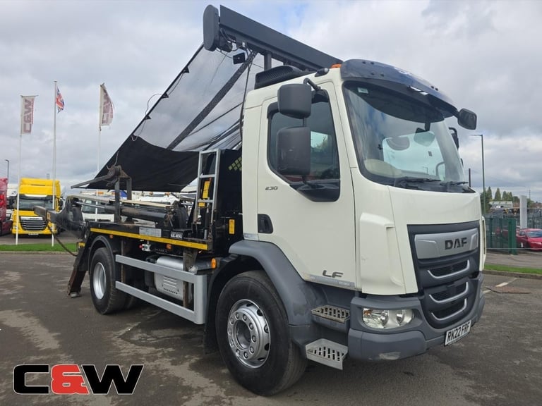 2022 (22) DAF FA LF 230 18T 4x2 Skip Loader - 147,000KMS