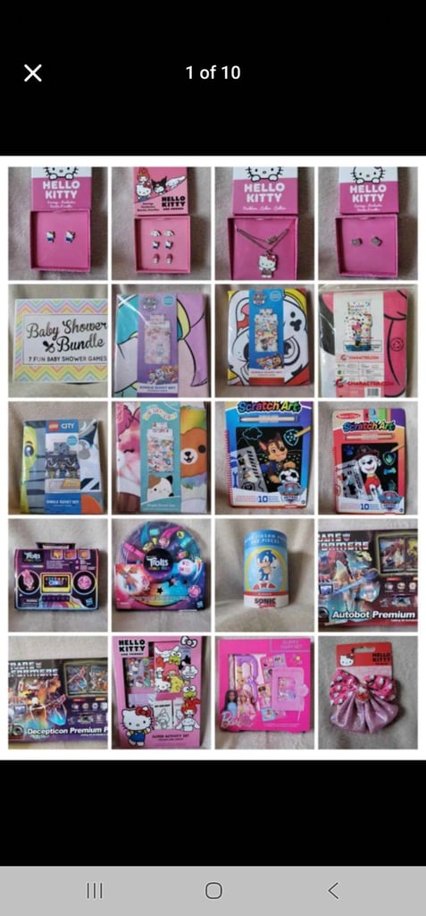 image for Brand new and unopened children's items 