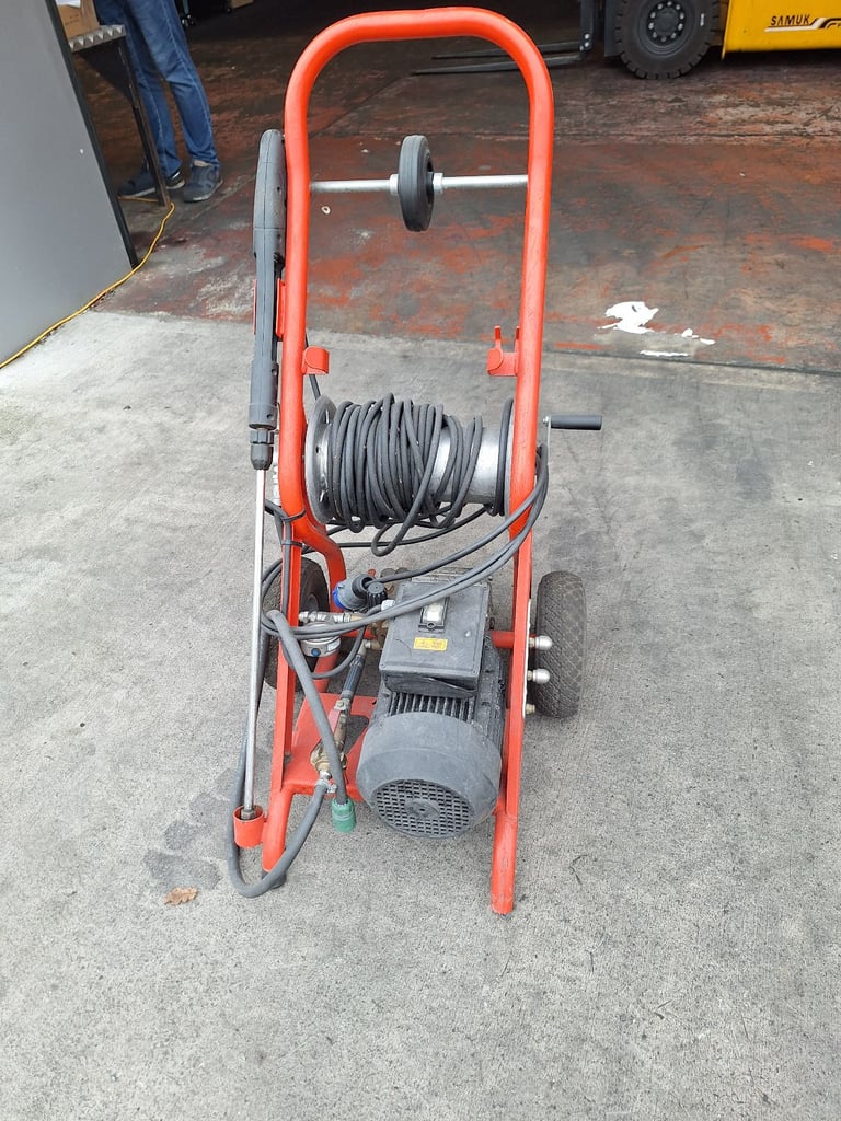 image for Used Ridgid KJ 1590 11 Portable Electric Drain Jetting Machine.