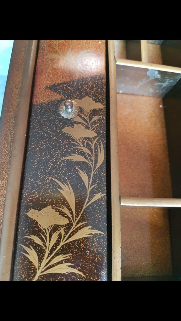 Antique Japanese Makie Lacquer Box C1880 MEIJI PERIOD