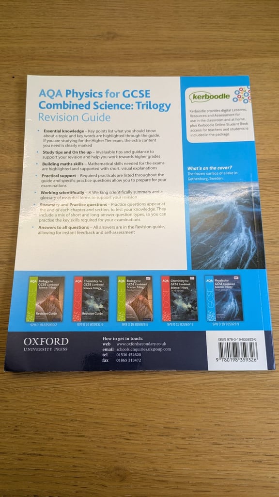 Oxford AQA GCSE Combined Science Physics Revision Guide