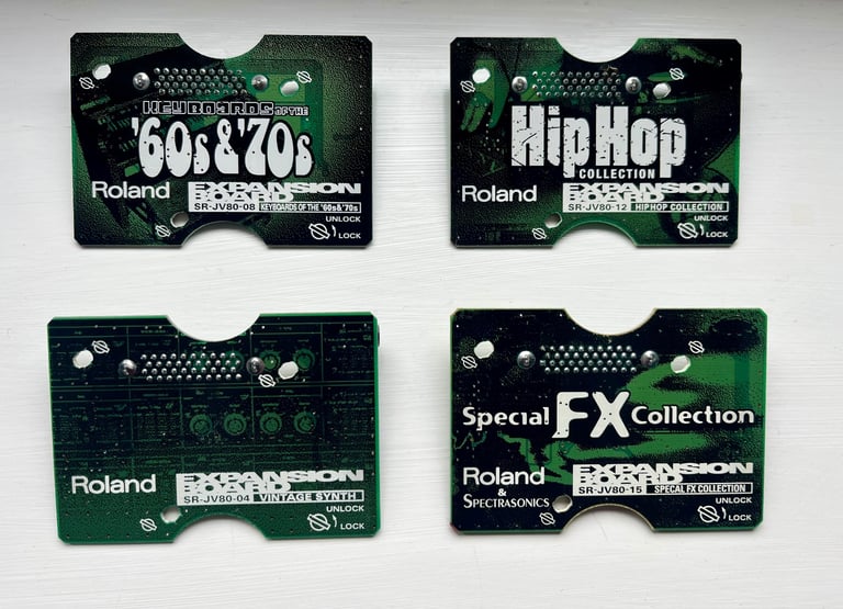 Roland SR-JV80 Expansion boards (Priced individually in ad)