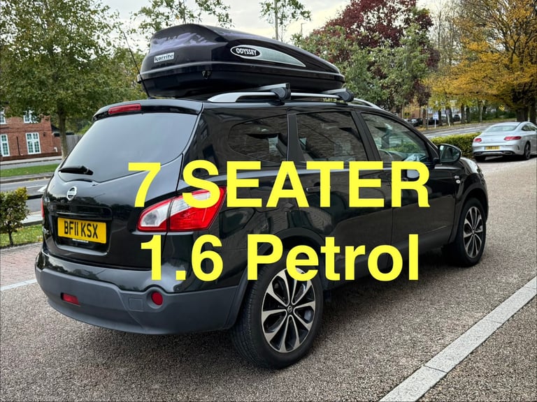 Nissan  QASHQAI 1.6 petrol 7 seater satnav  ULEZ 