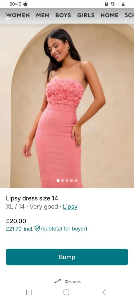 Lipsy dress size 14