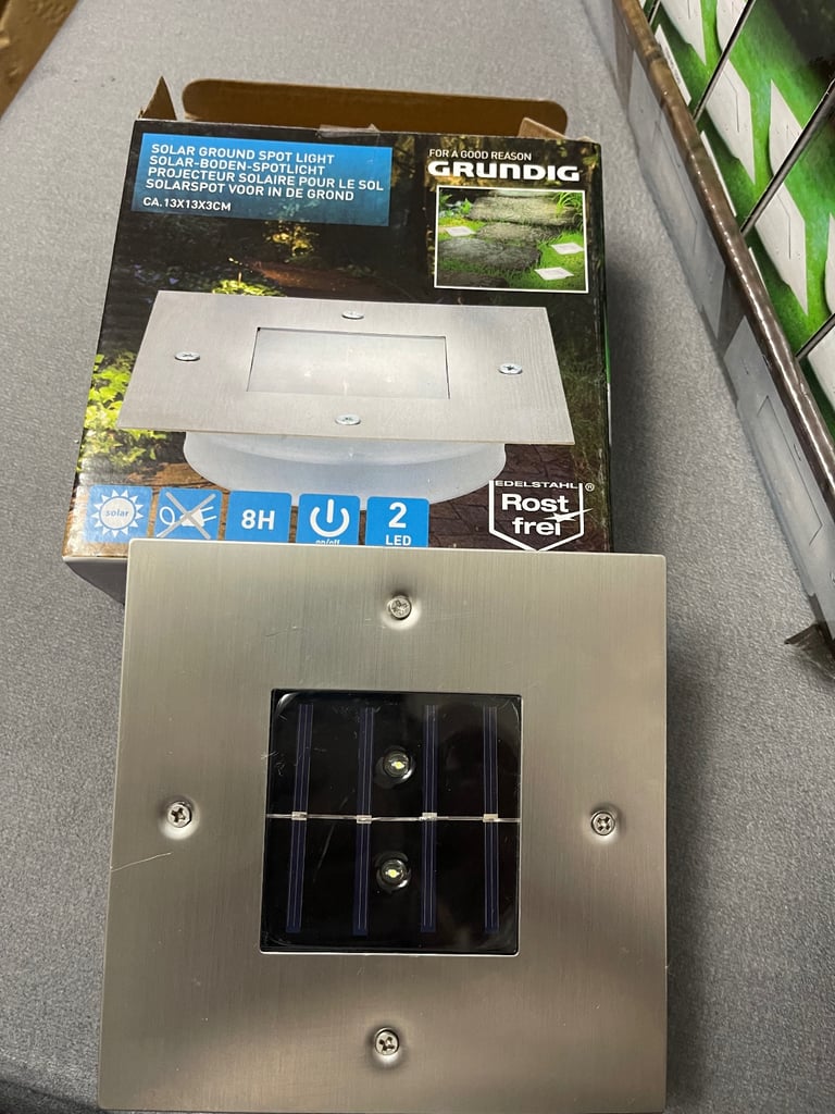 Garden grundig waterproof outdoor solar led