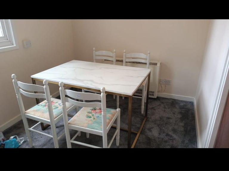 Dining table with chairs