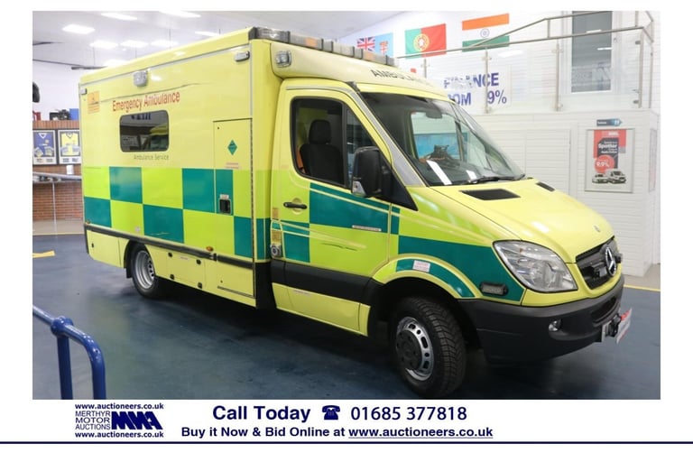 2012 - 61 - MERCEDES SPRINTER 516 2.2CDI 163PS AUTO AMBULANCE / CAMPER
