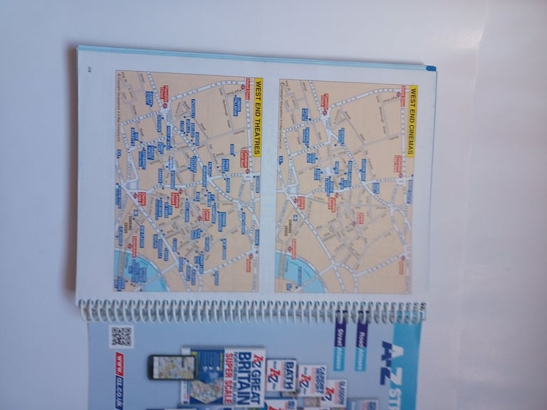 London A to Z maps book 