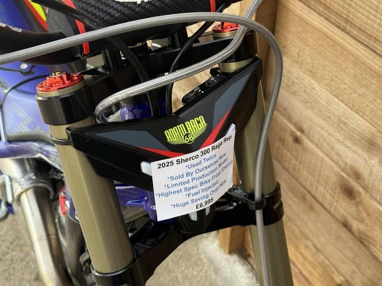 2025 Sherco 300 ST-F Factory Raga Replica. Sherco Trials Bike ***USED TWICE***