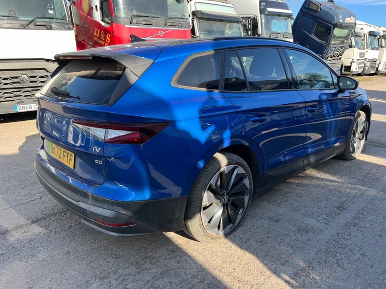2022 SKODA ENYAQ IV 60 - 62KWH AUTO ELECTRICITY SUV DAMAGED SALVAGE CAT N 