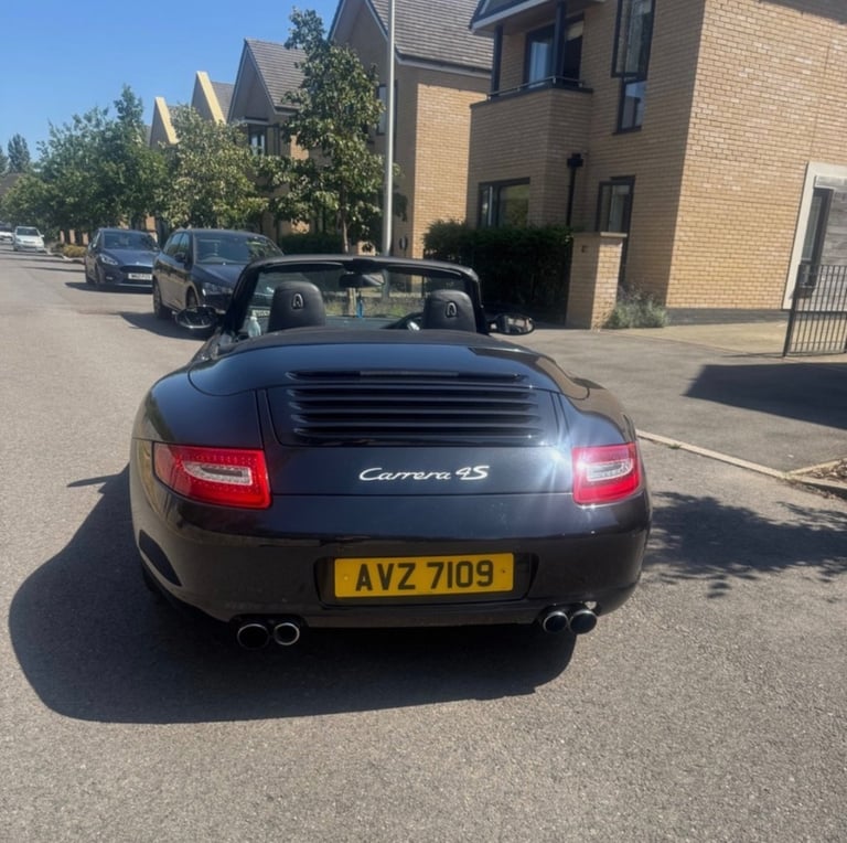 2007 PORSCHE 911 3.8 997 Carrera 4S Cabriolet! Turbo Alloys! Manual! Black! £22,500!