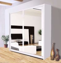 Berlin Wardrobe Available in 120 - 150 - 180 and 203 Cm Widths