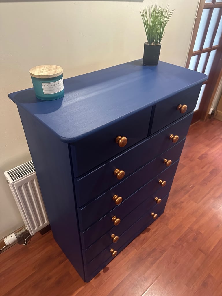 Blue & Copper Chest - Can Deliver