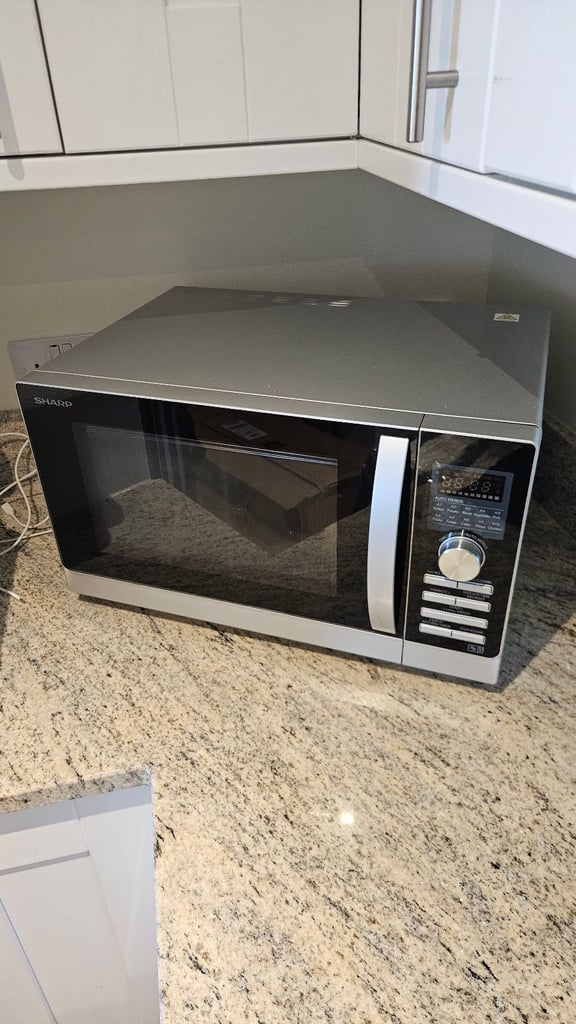 image for Barely used Sharp R842SLM combi-microwave oven 